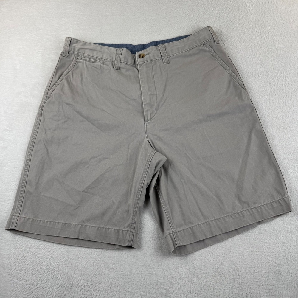 Polo Ralph Lauren Relaxed Fit Chino Shorts Mens 34 Grey Cotton Twill Classic